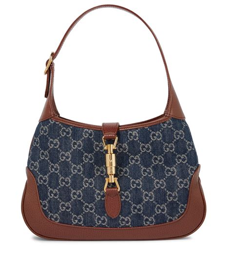 medium gucci bag|gucci denim shoulder bag.